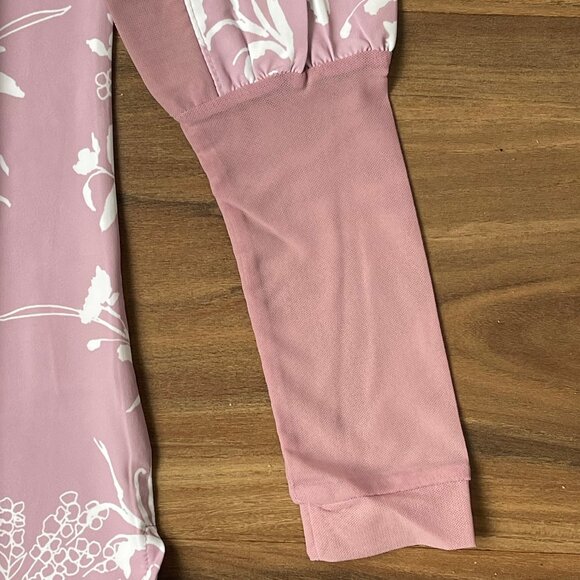 Kastel Denmark Women's Longsleeve Sun Shirt - Lilac Floral - XS - Picture 3 of 4